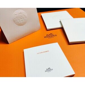 Authentic HERMÈS “Le Cuir” Booklet  for leather Birkin Picotin bags | MINT